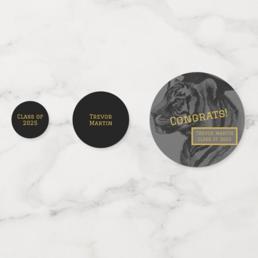 Graduation Party Confetti (Achterkanten)