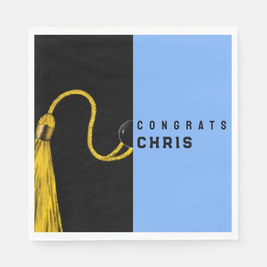 Graduation Party Congrats Napkins Servet (Voorkant)