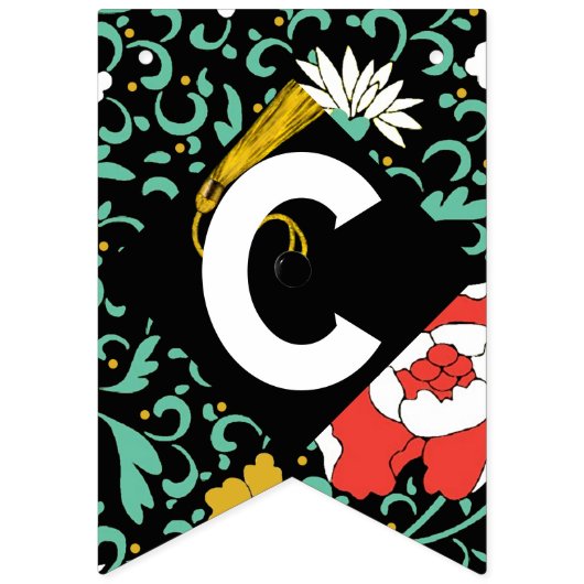 Graduation Party Congrats Vlaggetjes (Eerste vlag)