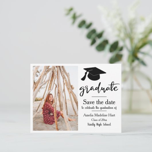 Graduation Party | De datum waarop de foto is Afst Briefkaart (Staand voorkant)