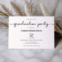 Graduation Party Details Kaart, Mini Afstuderen