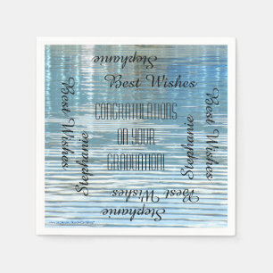 Graduation Party die naampapier herhaalt Servet