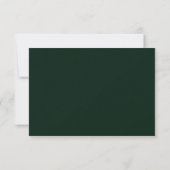 Graduation party emerald green gold save the date (Achterkant)