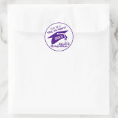 Graduation Party Envelope Seal Ronde Sticker (Tas)