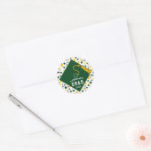 Graduation Party Favorieten Ronde Sticker (Envelop)