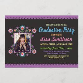 Graduation Party Fiesta Mexican Photo Afstuderen Kaart