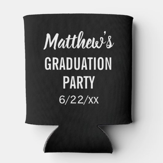 Graduation Party for Modern Typography Blikjeskoeler (Achterkant)