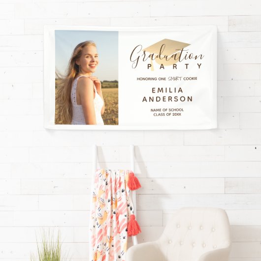 Graduation Party for One Smart Cookie Banner (Insitu)