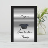 Graduation Party Formal Invitation Kaart (Staand voorkant)