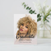 Graduation Party | Foto Casual uitnodiging (Staand voorkant)