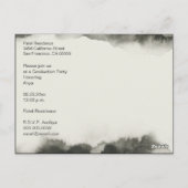 Graduation Party foto slaat de datum Waterverf op Briefkaart (Achterkant)