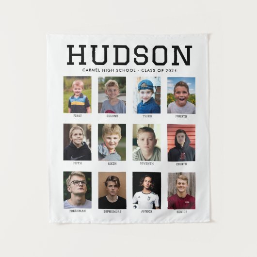 Graduation Party Foto Tapestry Graden 1-12 Wandkleed (Voorkant)