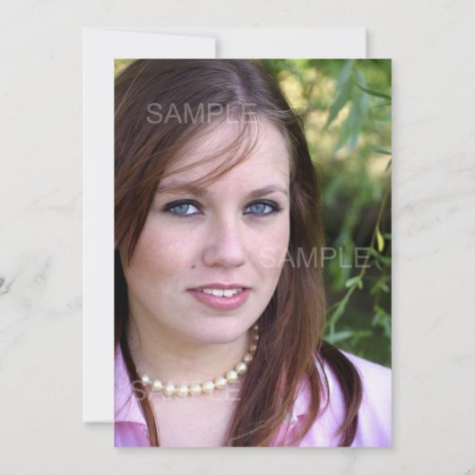 Graduation Party Fun Chalkboard Kaart (Achterkant)