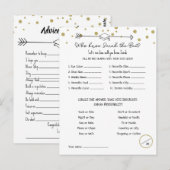 Graduation Party Game, Ken het Afstuderen Spel, Briefkaart (Voorkant / Achterkant)