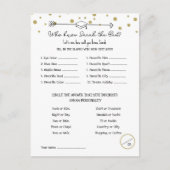 Graduation Party Game, Ken het Afstuderen Spel, Briefkaart (Voorkant)