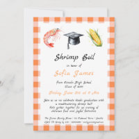 Graduation Party Garnalen Kook Uitnodiging