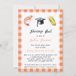 Graduation Party Garnalen Kook Uitnodiging