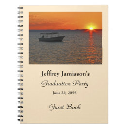 Graduation Party Gastenboek, Gevist Boot, Naam Notitieboek