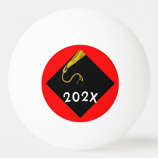 Graduation Party Gear Ping Pong Ball (Voorkant)