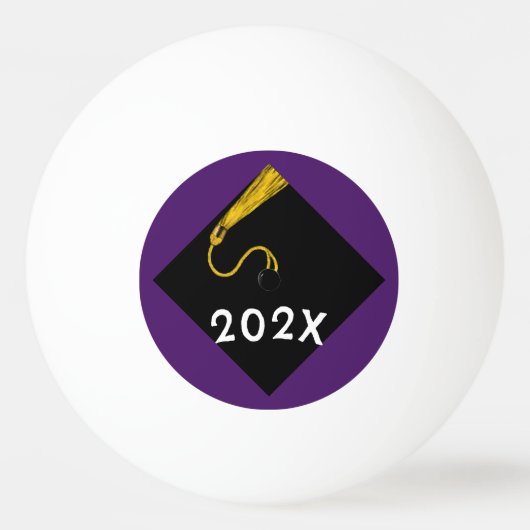 Graduation Party Gear Ping Pong Ball (Voorkant)