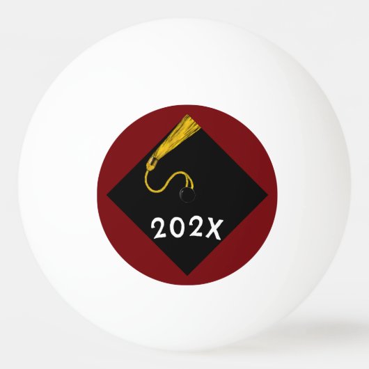 Graduation Party Gear Ping Pong Ball (Voorkant)