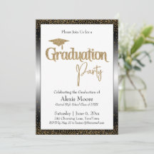 Graduation Party Geboren Gouden Confetti