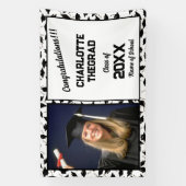 Graduation Party Gefeliciteerd op maat Spandoek (Verticaal)