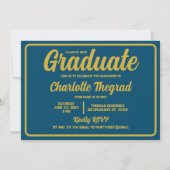 Graduation Party Gefeliciteerd Personaliseer foto Kaart (Achterkant)