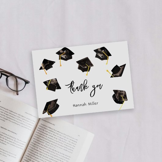 Graduation Party Gelukkige Petten Bedankkaart