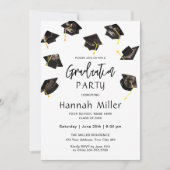 Graduation Party Gelukkige Petten Kaart (Voorkant)