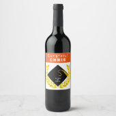 Graduation Party Gift Wijn Etiket (Voorkant)