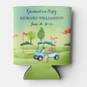 Graduation Party Golf-thema Blikjeskoeler (Voorkant)