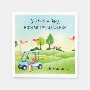 Graduation Party Golf Theme Servet