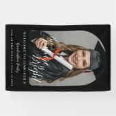 Graduation Party Graduate Photo Welcome Spandoek (Horizontaal)