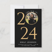 Graduation party, Graduation Announcement Card Bedankkaart (Voorkant)