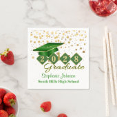 Graduation Party Green & Gold 20XX Servet (Insitu)