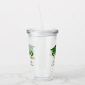 Graduation Party Green Gold persoonlijke Acryl Drinkbeker (Links)