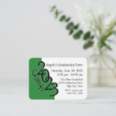 Graduation Party Green Photo Insert Kaart 2023 (Staand voorkant)