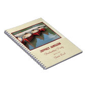 Graduation Party Guest Book, Red Canoes Spiral Notitieboek (Rechterzijde)