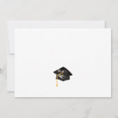 Graduation Party Happy Petten Foto Kaart (Achterkant)