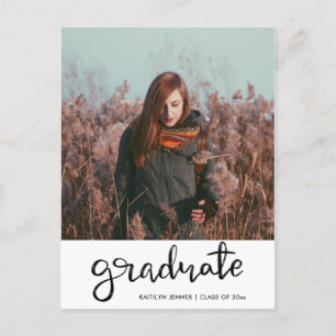 Graduation Party   Het manuscript bewaart de Foto  Briefkaart