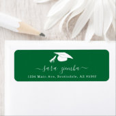 Graduation Party Invitation / Announcement Address Etiket (Insitu)