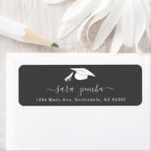 Graduation Party Invitation / Announcement Address Etiket (Insitu)