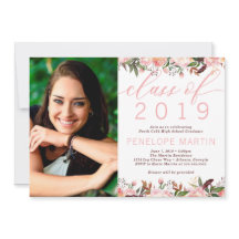 Graduation Party Invitation, Boho