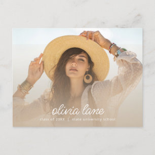 Graduation Party Invitation Briefkaart met foto