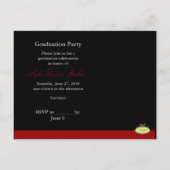 Graduation Party Invitation Briefkaarten (Achterkant)