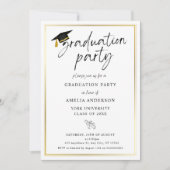 Graduation Party Invitation, Graduation Invitation Kaart (Voorkant)