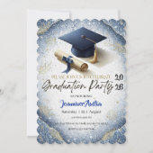 Graduation Party Invitation  Kaart (Voorkant)