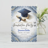 Graduation Party Invitation  Kaart (Staand voorkant)