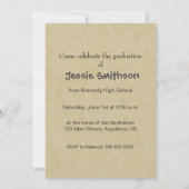 Graduation Party Invitation-Tassle Worth Hassle Kaart (Achterkant)